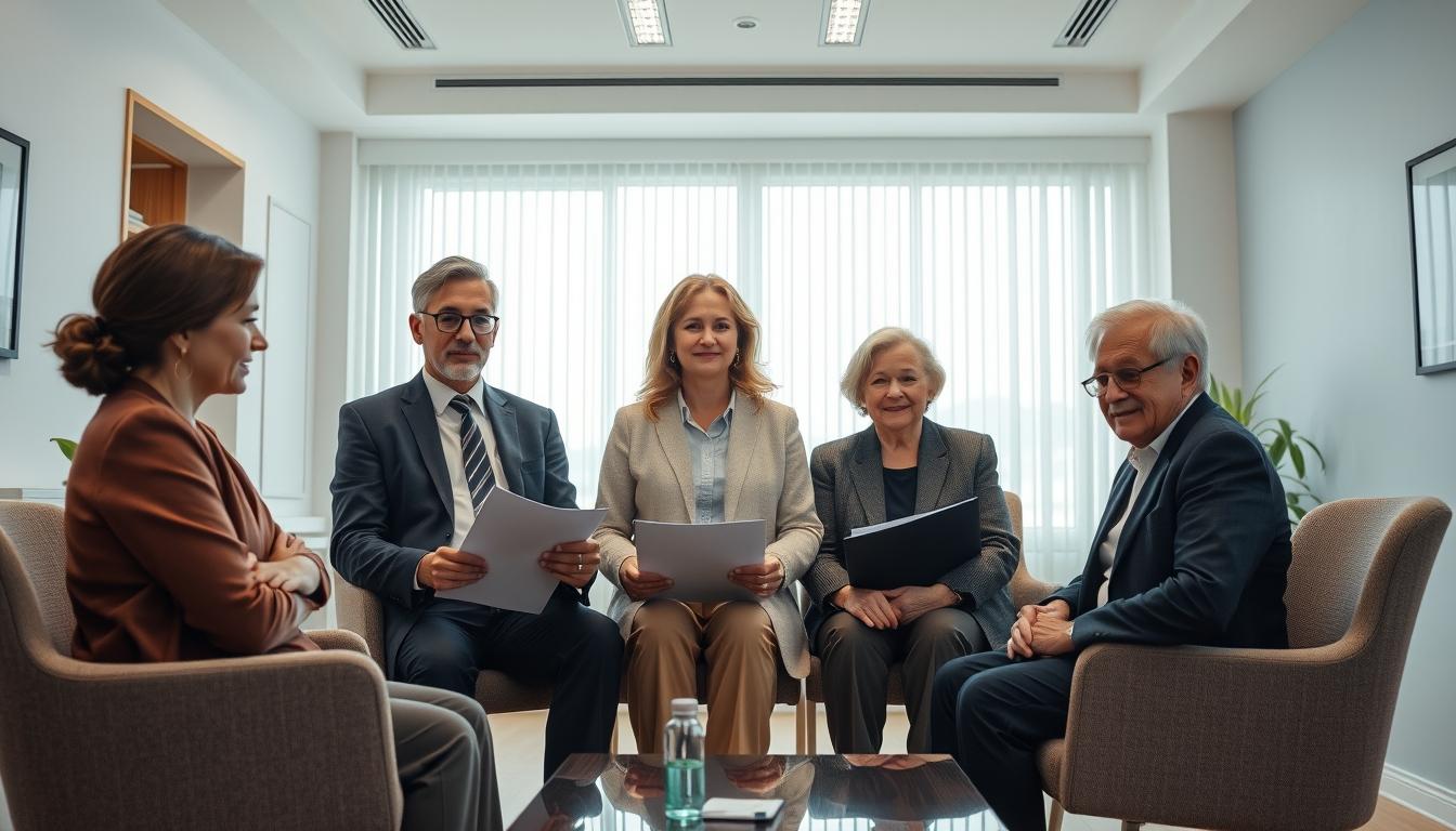 Business agreement signing